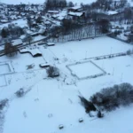 Drohnenansicht im Winter 2026