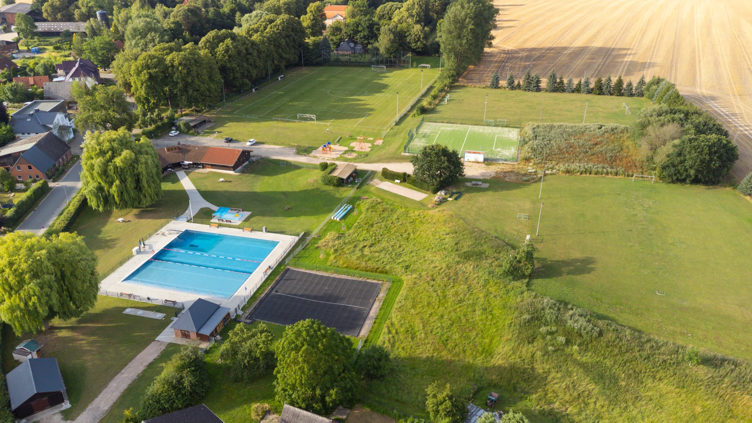 Drohnenansicht Sommer 2025